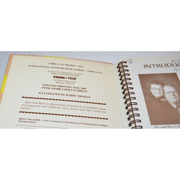 Famous Recipes Mrs Wilkes Boarding House Historic Savannah Cookbook HB Spiral - Picture 7 of 12